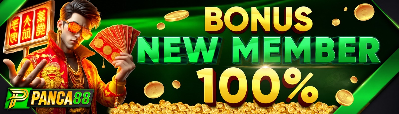 BONUS NEW MEMBER 100%